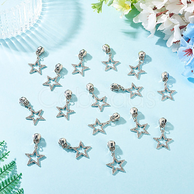 20Pcs Alloy Zipper Puller HJEW-TAC0161-1