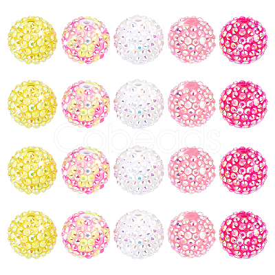 Resin Rhinestone Beads RESI-PH0001-81A-1