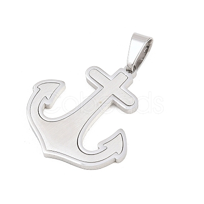 304 Stainless Steel Pendants STAS-B137-01P-1