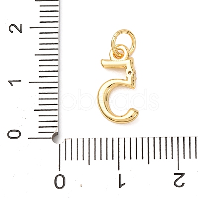 Brass Micro Pave Cubic Zirconia Pendants KK-D019-28G-05-1