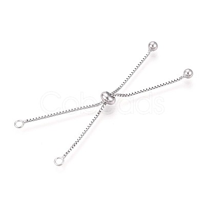 925 Sterling Silver Box Chain Extenders STER-T008-62S-1