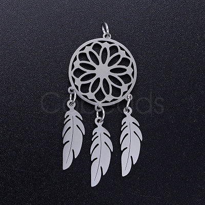 Non-Tarnish 201 Stainless Steel Pendants STAS-S105-JN352-1-1