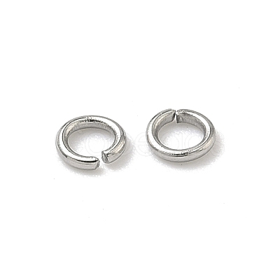 Tarnish Resistant 304 Stainless Steel Open Jump Rings STAS-Q186-02-3.5x0.7mm-1