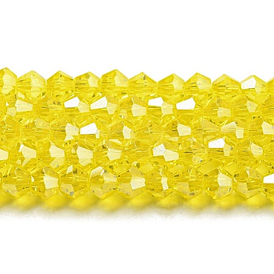 Transparent Electroplate Glass Beads Strands EGLA-A039-T2mm-A21-1