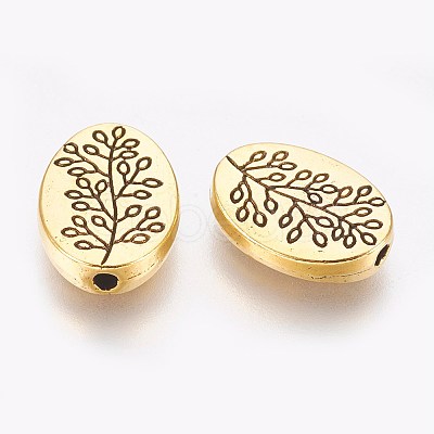 Tibetan Style Alloy Beads GLFH10181Y-NF-1