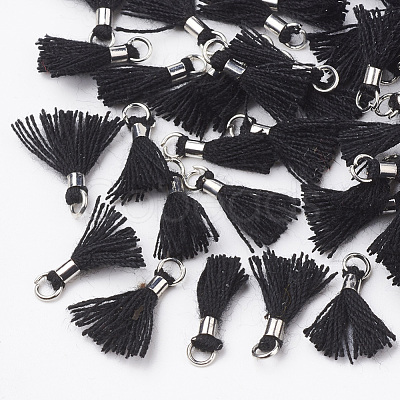 Polycotton(Polyester Cotton) Tassel Pendant Decorations FIND-S275-01P-1