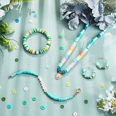Handmade Polymer Clay Beads CLAY-FH0001-02B-02-1