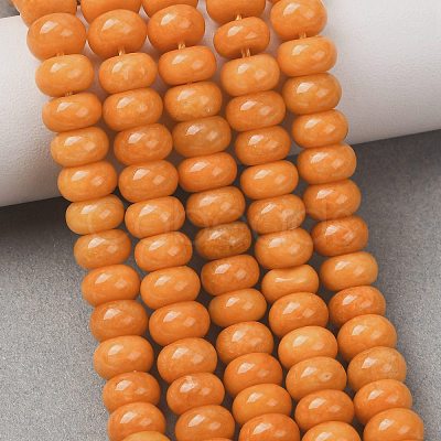 Natural Malaysia Jade Beads Strands G-B165-G01-5x8mm-11-1