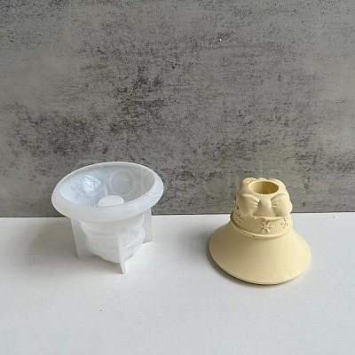3D Christmas DIY Candle Holder Silicone Molds DIY-F144-04A-1