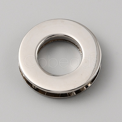 Zinc Alloy Screw-in Grommet Eyelet Findings FIND-WH0156-42B-P-1