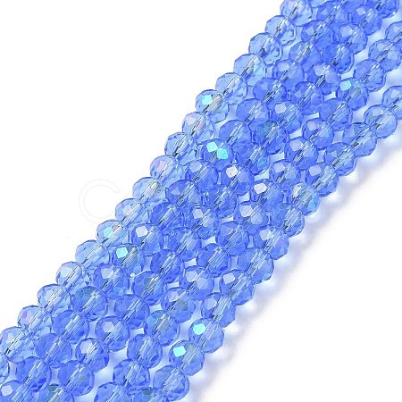 Electroplate Glass Beads Strands X1-EGLA-A034-T4mm-L04-1