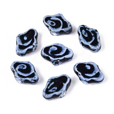 Handmade Porcelain Beads PORC-T133-30K-1
