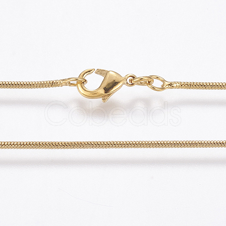 Eco-Friendly Rack Plating Brass Chain Necklaces LS-MAK-G002-05G-A-FF-1