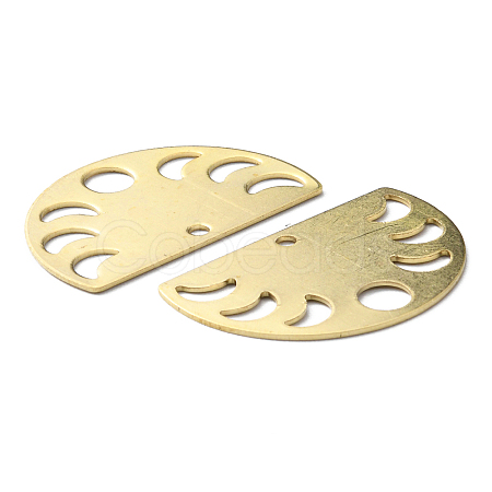 Brass Connector Charms FIND-WH0110-402-1