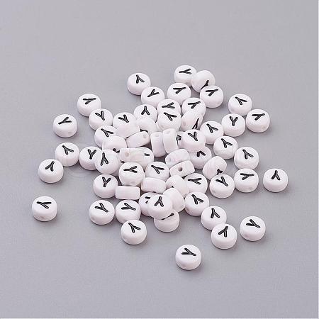 Acrylic Beads PL37C9070-Y-1