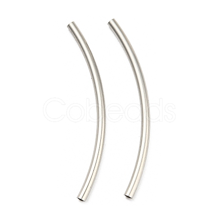 Non-Tarnish 304 Stainless Steel Tube Beads STAS-B047-27O-P-1