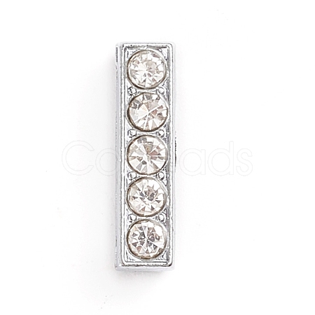 Alloy Slide Charms LS-ALRI-WH0005-09I-P-1