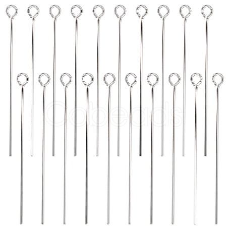 30Pcs 925 Sterling Silver Eye Pins STER-BC0002-59B-1
