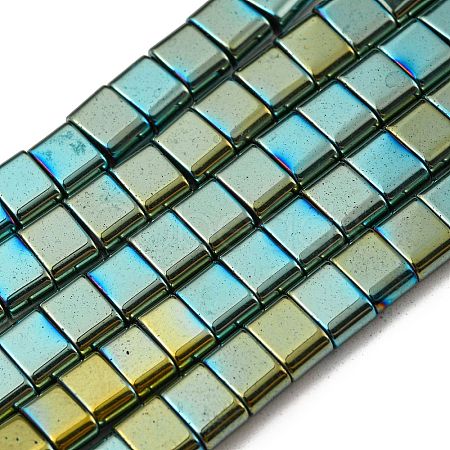 Electroplated Non-magnetic Synthetic Hematite Beads Strands G-C106-B02-02B-1
