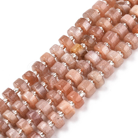 Natural Sunstone Beads Strands G-N327-07L-1