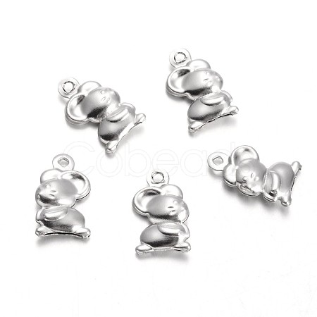 Tarnish Resistant 316L Surgical Stainless Steel Charms STAS-M225-04-1