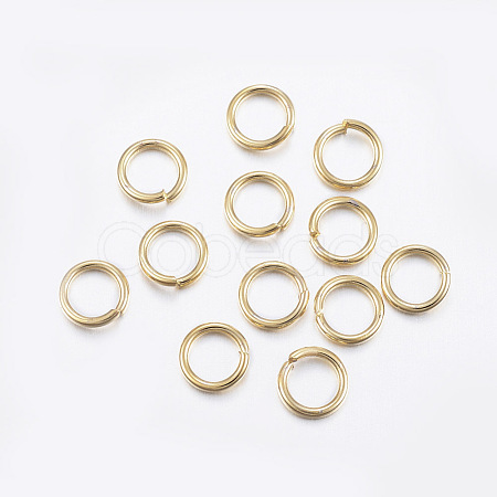 304 Stainless Steel Open Jump Rings STAS-L187-10x1.5mm-G-1