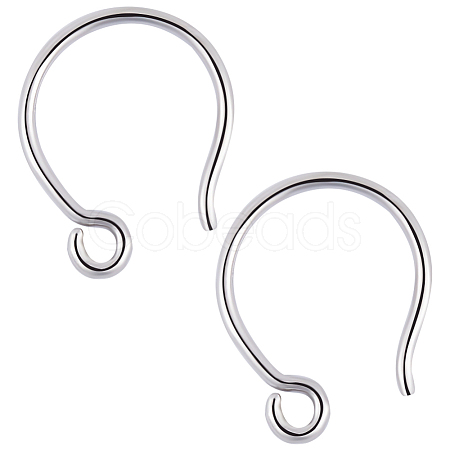 Anti-Tarnish 5 Pair 925 Sterling Silver Earring Hooks STER-BBC0002-01-1