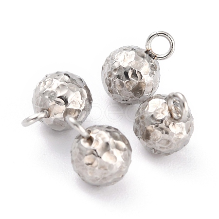 Tarnish Resistant 304 Stainless Steel Charms X-STAS-O147-03B-P-1