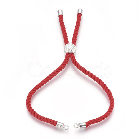 Cotton Cord Bracelet Making KK-F758-03F-P-1
