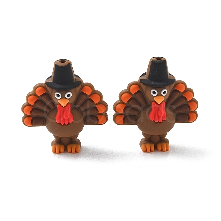 3D Thanksgiving Day Food Grade Silicone Focal Beads SL-CBA05A0-01-1