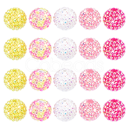 Resin Rhinestone Beads RESI-PH0001-81A-1