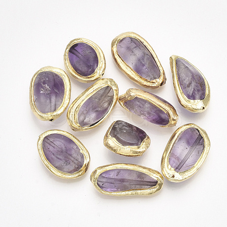 Natural Amethyst Beads G-T120-03A-1