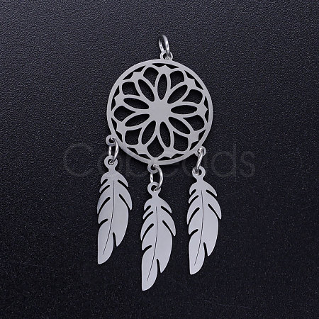 Non-Tarnish 201 Stainless Steel Pendants STAS-S105-JN352-1-1