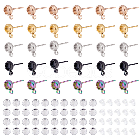 DIY Earring Making Finding Kits STAS-DC0007-39-1