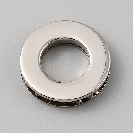 Zinc Alloy Screw-in Grommet Eyelet Findings FIND-WH0156-42B-P-1