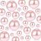 ABS Plastic Imitation Pearl Beads, No Hole, Pink, 10~30mm, 150pcs/set