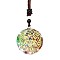 Resin & Natural & Synthetic Mixed Gemstone Pendant Necklaces, Flower, 25.59 inch(65cm)