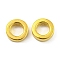 Alloy Spacer Beads, Flat Ring, Golden, 11x3mm, Inner Diameter: 7mm