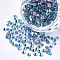 Hotfix Rhinestone, Glass Rhinestone Flat Back Cabochons, Half Round, Aquamarine, SS6, 1.9~2x1mm, about 1440pcs/bag