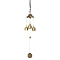 Alloy Wind Chime, for Home Garden Hanging Decorations, Flower, 400mm