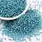 Cylinder Seed Beads, Silver Lined, Round Hole, Uniform Size, Sky Blue, 2x1.5mm, Hole: 0.8mm, about 40000pcs/bag, about 450g/bag