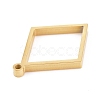 304 Stainless Steel Open Back Bezel Pendants STAS-K208-08G-2
