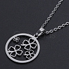 Non-Tarnish 201 Stainless Steel Pendants Necklaces NJEW-S105-JN726-45-1-1