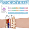 10 Sets 10 Colors Imitation Cat Eye Glass Seed Beads GLAA-WR0001-10-2
