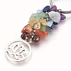 Natural Gemstone Keychain KEYC-JKC00163-01-2