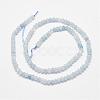 Natural Aquamarine Bead Strands G-P279-64-4mm-2