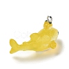 Sea Animal Theme Opaque Resin Pendants X-RESI-D071-04E-2
