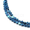 Electroplated Synthetic Non-magnetic Hematite Beads Strands G-J211-A02-01-2