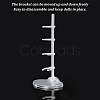 Transparent Plastic Adjustable Doll Standing Bracket AJEW-WH0312-72-5