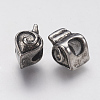 304 Stainless Steel European Beads Enamel Settings STAS-J022-090AS-1